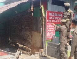 20 Tahun Kuasai Fasum, 10 Lapak di Gunung Lompo Battang Ditertibkan