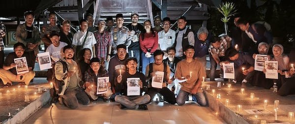 5 Jurnalis Hilang saat Liput Erupsi Anak Krakatau, IJTI Sulselbar Gelar Doa Bersama