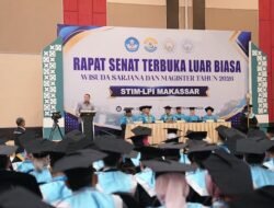 Pesan Appi ke Wisudawan STIM-LPI: Jaga Integritas dan Nama Baik Almamater