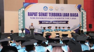 Pesan Appi ke Wisudawan STIM-LPI: Jaga Integritas dan Nama Baik Almamater
