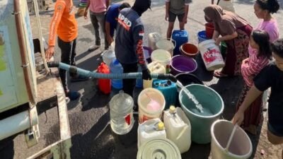 Tanggap Bencana Kekeringan, BPBD Jeneponto Intensifkan Penyaluran Air Bersih di Sejumlah Wilayah