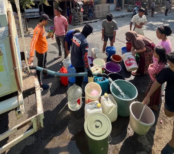 Tanggap Bencana Kekeringan, BPBD Jeneponto Intensifkan Penyaluran Air Bersih di Sejumlah Wilayah