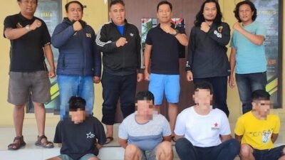 Empat Pria di Maros Ditangkap Usai Curi 3 Ekor Sapi, Dijual Rp24 Juta