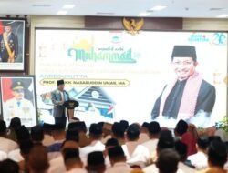 Hadiri Maulid Nabi, Menag Nasaruddin Umar Puji Kemajuan Sulbar