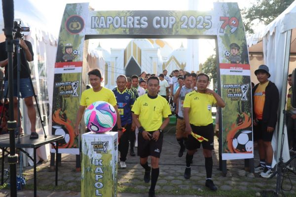 Turnamen Sepakbola Kapolres Selayar Cup 2025 Resmi Dibuka