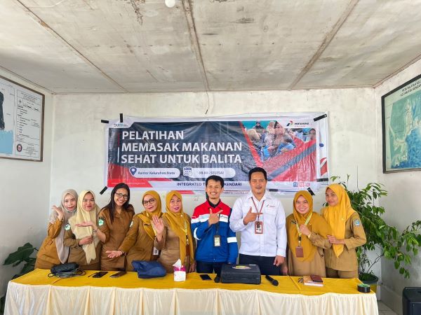 Wujudkan Generasi Sehat, Pertamina Sulawesi IT Kendari Gelar Program Gizi Mata Seimbang