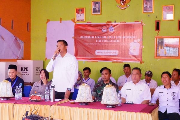 Bupati Bantaeng Tekankan Pilkades PAW Pattallassang Berjalan Demokratis dan Kondusif