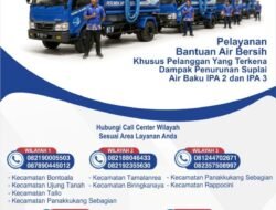 Suplai Air Menurun, PDAM Makassar Buka Layanan Tangki Gratis: Ini Nomor Telepon Tiap Wilayah