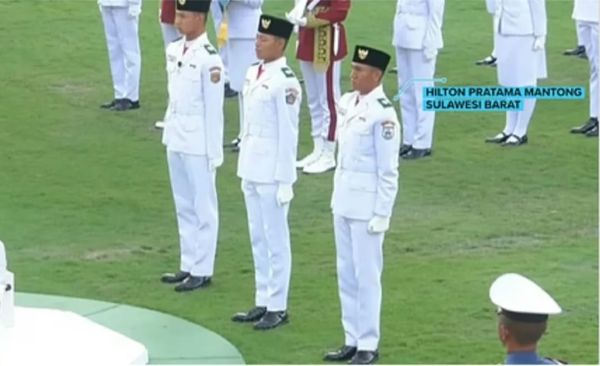 Siswa Sulbar Masuk Barisan Pasukan Delapan Paskibraka Nasional