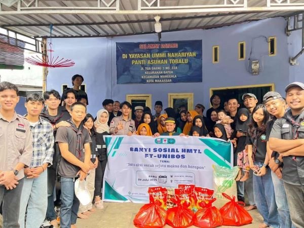 HMTL Unibos Hadirkan Edukasi dan Kepedulian Lingkungan di Panti Asuhan Tobalu