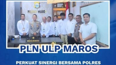 PLN ULP Maros Perkuat Sinergi Bersama Polres Maros Demi Keandalan Listrik dan Keselamatan Masyarakat