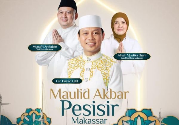 Makassar Gelar Maulid Akbar di Pelabuhan Paotere, Hadirkan Ustaz Das’ad Latif