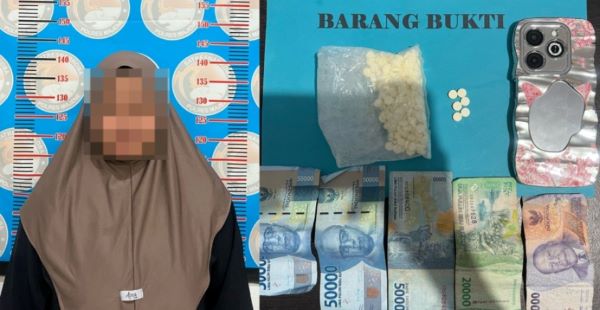 Wanita Pengedar Bojek Diciduk di Majene, Polisi Sita Obat Terlarang