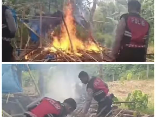 Tanggapi Laporan Warga, Sat Samapta Polres Jeneponto Bongkar Arena Judi Sabung Ayam