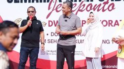 Hari Jadi ke-162 Jeneponto, Inspektorat Gelar Donor Darah dan Senam Sehat