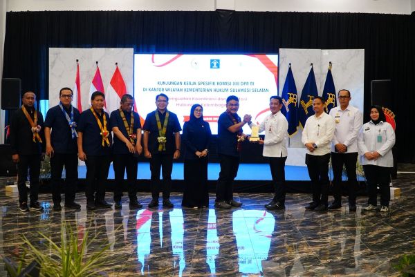 Komisi XIII DPR RI Apresiasi Kinerja Kanwil Kemenkum Sulsel