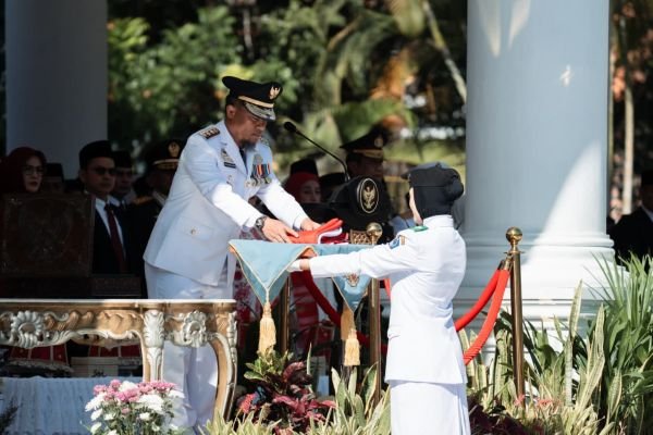 Upacara HUT ke-81 RI, Gubernur Andi Sudirman Gaungkan Kedaulatan Pangan Menuju Indonesia Emas 2045