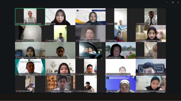 Jajaran Kanwil Kemenkum Sulsel Diimbau Jaga Nama Baik Instansi dan Terapkan Permenkum Terbaru