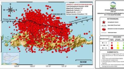 Gempa Susulan NTT Tembus 4.258, BMKG: Berlangsung 4 Minggu