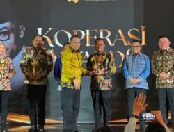 Koperasi Awards 2026, Gubernur Sulsel Terima Penghargaan Bakti Koperasi Nayaka Mahambara