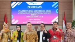 Inspektur Makassar Lulus Sertifikasi CGRE, Manajemen Risiko Pemkot Diperkuat