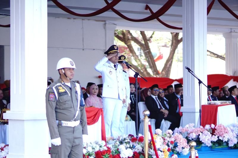 Pemkab Jeneponto Gelar Upacara HUT ke-81 Kemerdekaan RI
