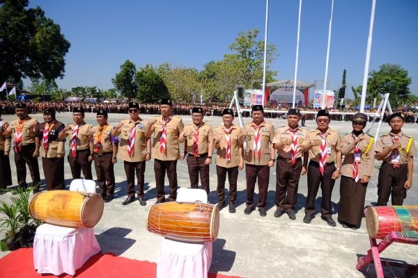 Gowa Jadi Tuan Rumah, Darmawangsyah Muin Apresiasi Kemah Pramuka Madrasah se-Sulsel