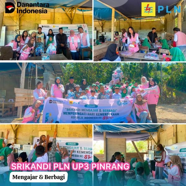 Menyalakan Semangat Pendidikan! Srikandi PLN UP3 Pinrang Bersama YBM PLN Gelar Program SINARI di MI DDI Batu Losso