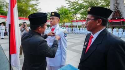 73 Paskibraka Sulsel Resmi Dikukuhkan, Gubernur Andi Sudirman: Jalankan Amanah Sebaik-baiknya