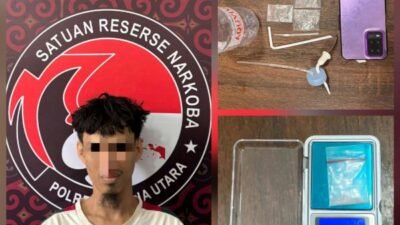 Polisi Amankan Pria di Toraja Utara, Sita Dua Saset Diduga Sabu