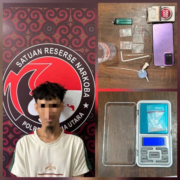 Polisi Amankan Pria di Toraja Utara, Sita Dua Saset Diduga Sabu