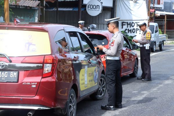 Polres Majene Gelar Operasi Zebra Marano 2025, Sasar Pelanggaran Kasatmata