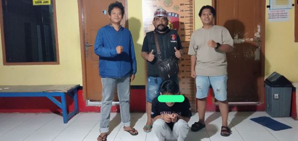 Resmob Polresta Mamuju Amankan Pelaku Jambret Enam Jam Setelah Beraksi