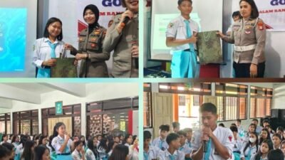 Polwan Polres Toraja Utara Edukasi Pelajar tentang Medsos dan Bullying