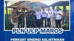 PLN ULP Maros Perkuat Sinergi Kelistrikan Bersama Kodim 1422/Maros
