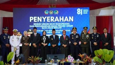 Kanwil Ditjenpas Sulsel Beri Remisi, 91 Orang Langsung Bebas