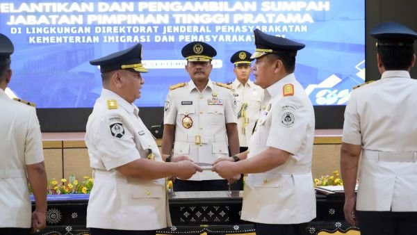 Hernowo Sugiastanto Resmi Jabat Kakanwil Ditjenpas Sulsel